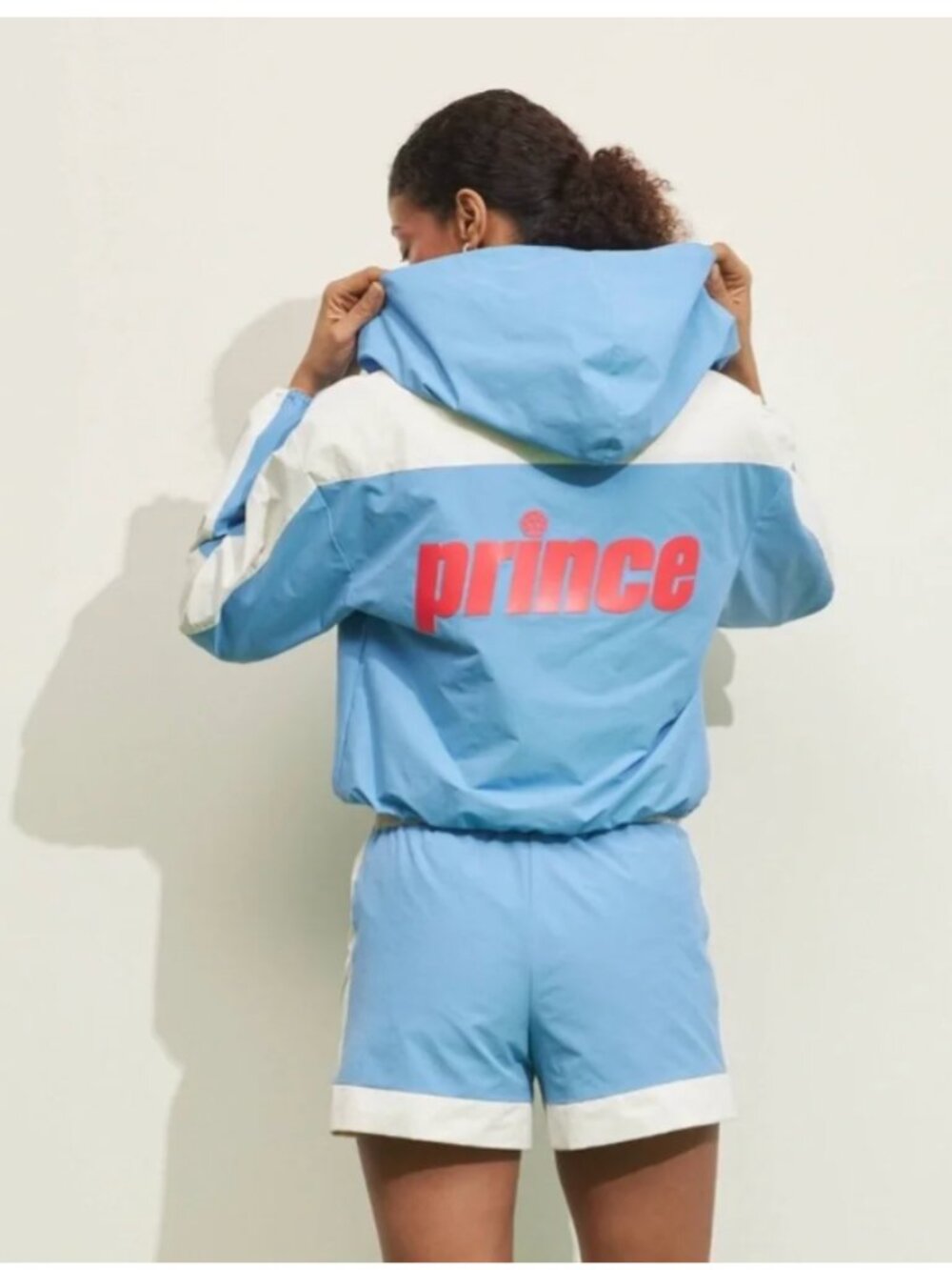 Prince Pickleball Tennis Women's Full Zip Track Sports Jacket & Shorts Blue M/L